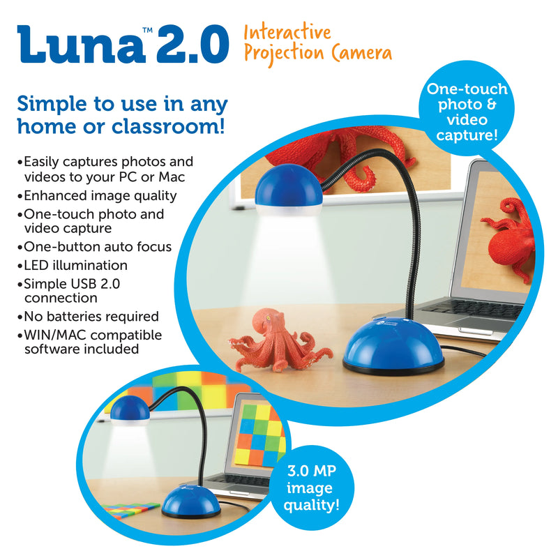Luna™ 2.0 Interactive Projection Camera, Learning SPACE