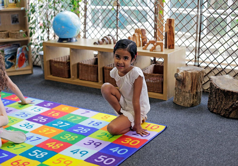 1-100 Numbers 2x1.5m Carpet, Learning SPACE