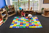 1-100 Numbers 2x1.5m Carpet-Counting Numbers & Colour, Educational Carpet, Kit For Kids, Mats & Rugs, Multi-Colour, Rectangular, Rugs, Wellbeing Furniture-Learning SPACE