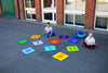 1-24 Numbers Mini Indoor/Outdoor Mats with holdall-Counting Numbers & Colour,Dropship,Educational Carpet,Kit For Kids,Mats,Mats & Rugs,Multi-Colour,Rugs,Sit Mats,Square,Wellbeing Furniture-Learning SPACE