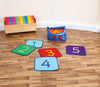 1-24 Numbers Mini Indoor/Outdoor Mats with holdall-Counting Numbers & Colour,Dropship,Educational Carpet,Kit For Kids,Mats,Mats & Rugs,Multi-Colour,Rugs,Sit Mats,Square,Wellbeing Furniture-Learning SPACE