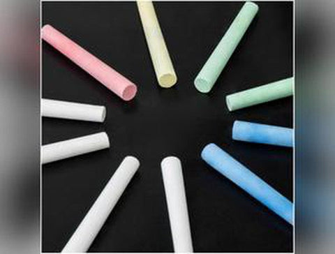 10 Chalks White and Coloured-Writing & Correction Tools-Art Materials,Arts & Crafts,Chalk,Drawing & Easels,Early Arts & Crafts,Galt,Primary Arts & Crafts,Stock-Learning SPACE