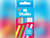 10 Chalks White and Coloured-Writing & Correction Tools-Art Materials, Arts & Crafts, Chalk, Drawing & Easels, Early Arts & Crafts, Galt, Primary Arts & Crafts, Stock-Learning SPACE