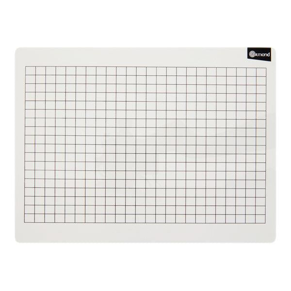 10 Dry Wipe Boards - 228x305mm - 1cm Grid, Learning SPACE