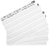 10 Dry Wipe Boards - 228x305mm - Letters, Learning SPACE