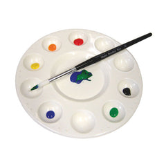 10-well Circular Mixing Palette-Art Materials, Arts & Crafts, Early Arts & Crafts, Major Brushes, Painting Accessories, Primary Arts & Crafts-Learning SPACE