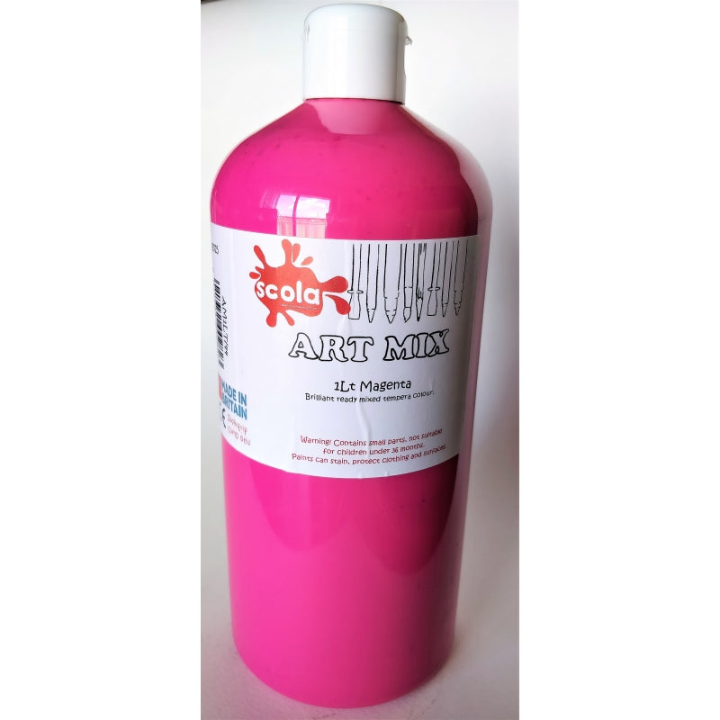 SCOLA Readymix Washable Liquid Poster Paint 1L