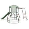 Plum® Metal Climbing Dome with Slide & Monkey Bars, Outdoor Play Equipment Learning SPACE