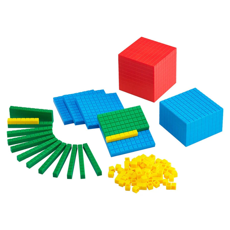 Green-n-Learn Connecting Base Ten Set (131), Maths Toys Learning SPACE