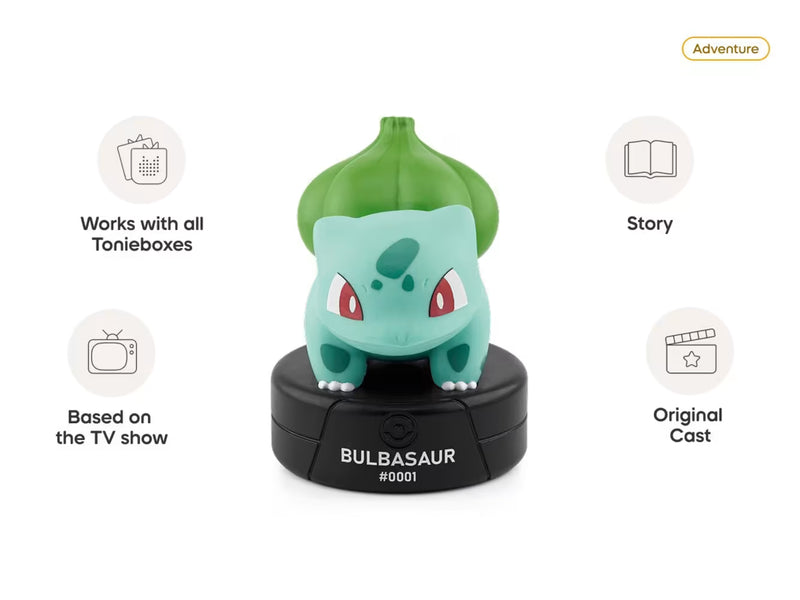 Tonies -  Bulbasaur Pokémon Audio Character for Toniebox