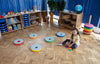 12 Bi-Colour Donut™ Cushions-Classroom Furniture,Classroom Packs,Dropship,Mats,Mats & Rugs,Sit Mats-Learning SPACE