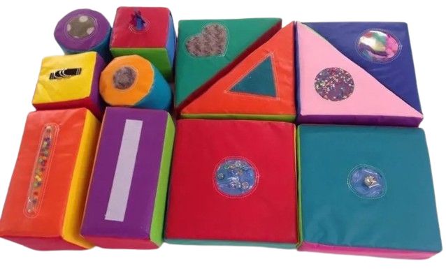 12 Piece Soft Sensory Interactive Play Box, Brights Learning SPACE