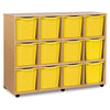 12 Quad Tray Unit-Dropship,Shelves,Storage,Storage Bins & Baskets,Trays,Wellbeing Furniture-Learning SPACE
