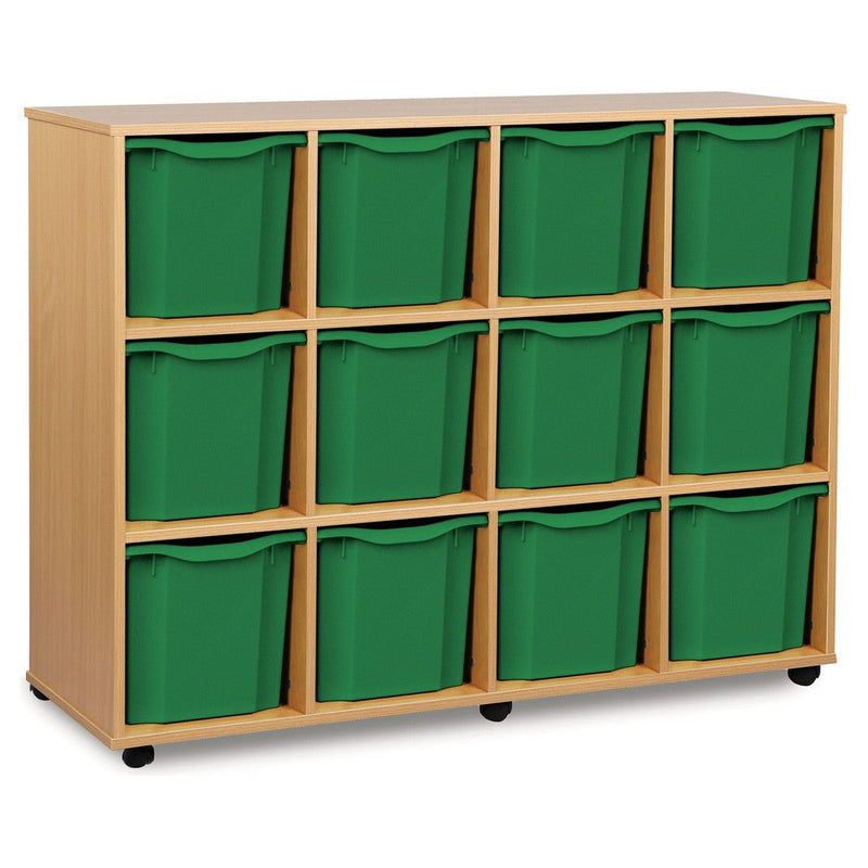 12 Quad Tray Unit, Beech Learning SPACE