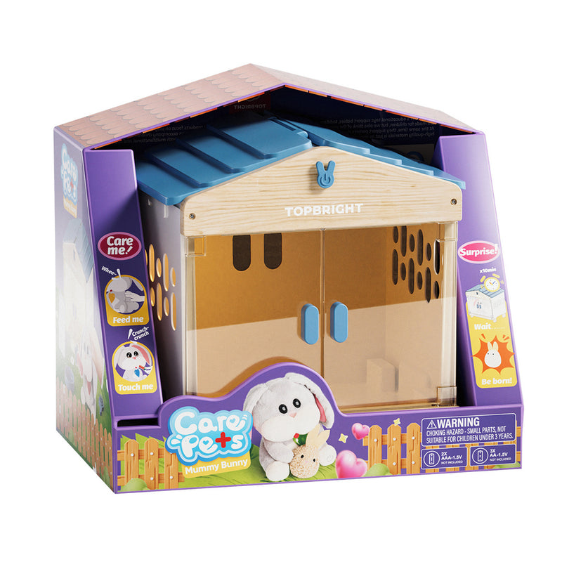 Care Pets - Mummy Bunny Interactive Cuddly Toy, Learning SPACE