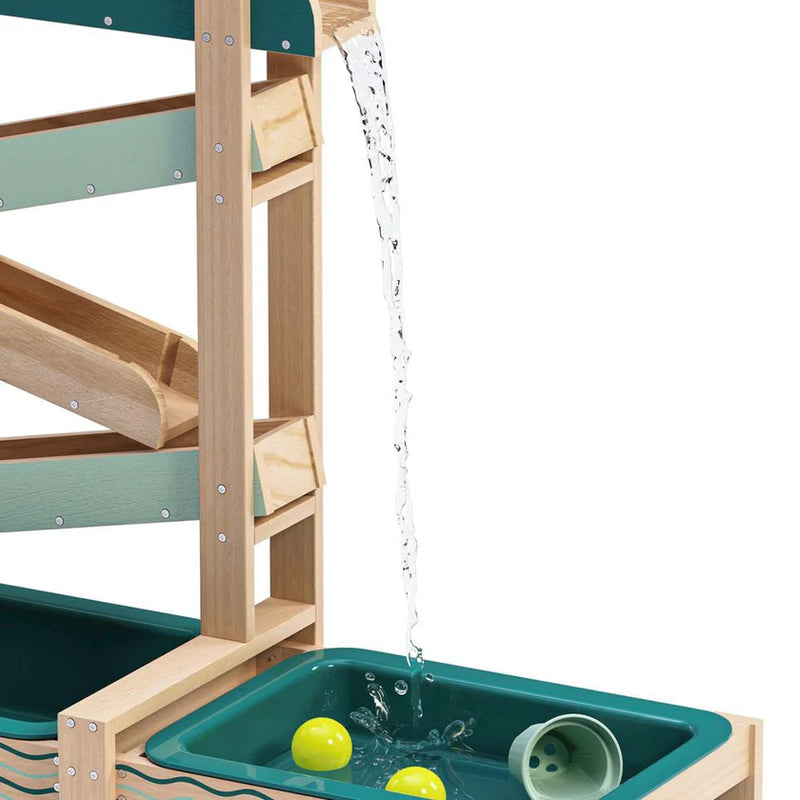 Interactive Wooden Water Track for Kids – Outdoor Play & Learning, Learning SPACE