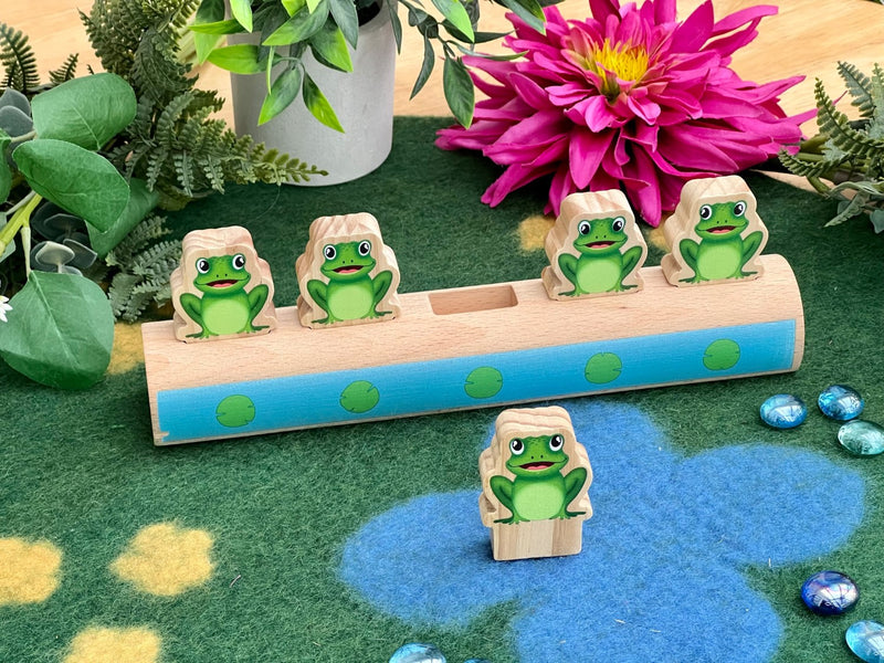 Five Frogs on a Log  - Double-sided Number Line
