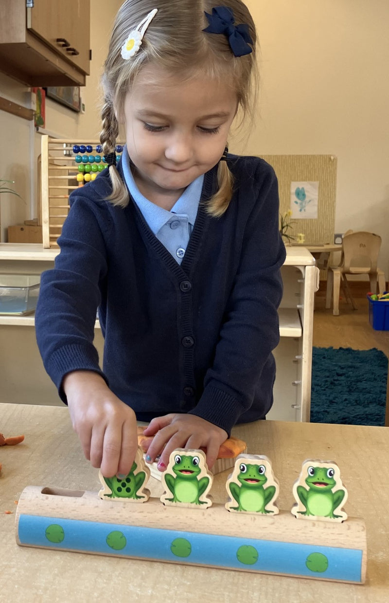 Five Frogs on a Log  - Double-sided Number Line