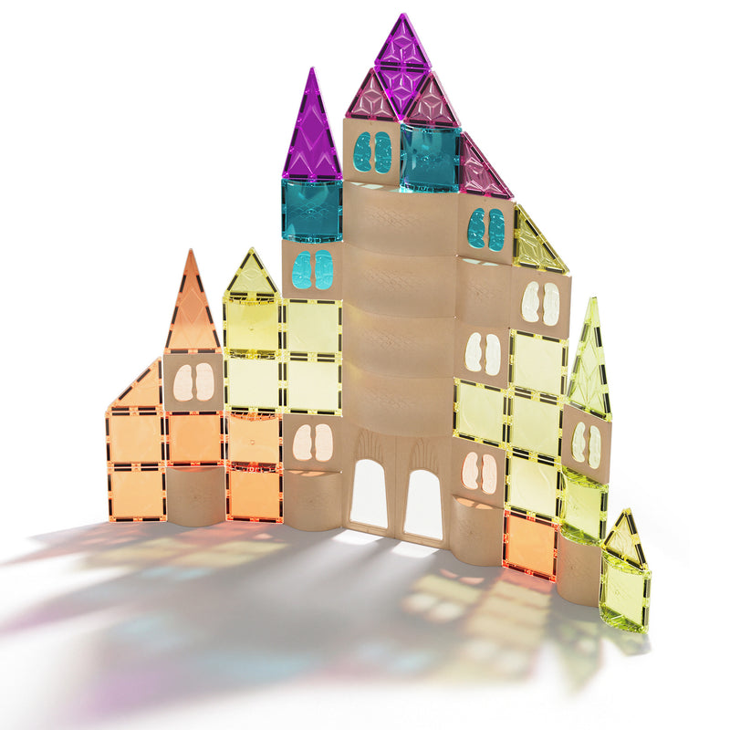 MagArt Building Set with Magnetic Tiles 108pcs, Learning SPACE