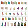 MagArt Building Set with Magnetic Tiles 108pcs, Learning SPACE