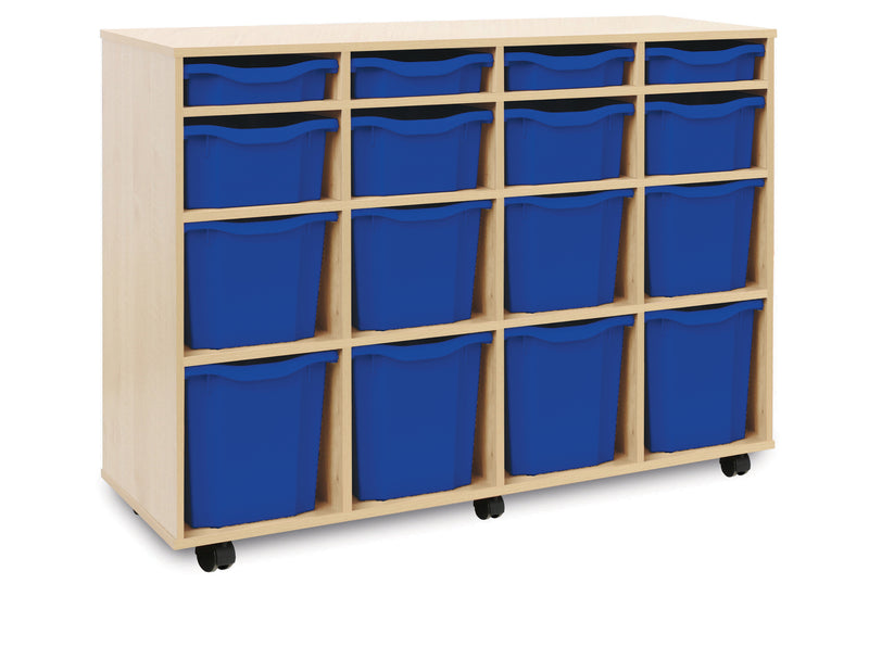 16 Combination Tray Unit, Maple Learning SPACE