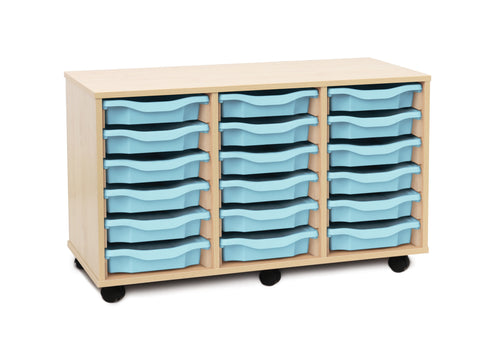 18 Single Tray Unit-Dropship,Shelves,Storage,Storage Bins & Baskets,Trays,Wellbeing Furniture-Learning SPACE