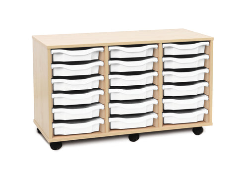 18 Single Tray Unit-Dropship,Shelves,Storage,Storage Bins & Baskets,Trays,Wellbeing Furniture-Learning SPACE
