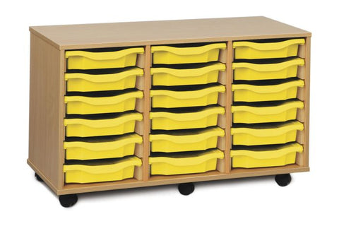 18 Single Tray Unit-Shelves, Storage, Storage Bins & Baskets, Trays, Wellbeing Furniture-Learning SPACE