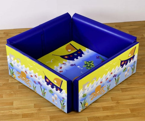 1.4m Square Soft Sided Den-Ball Pits,Down Syndrome,Dropship,Movement Breaks,Play Dens,Rainbow Theme Sensory Room-Learning SPACE