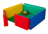 1.4m Square Soft Sided Den-Ball Pits,Down Syndrome,Dropship,Movement Breaks,Play Dens,Rainbow Theme Sensory Room-Learning SPACE