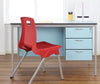 2 Drawer Fully Welded Frame Teachers Desk, Learning SPACE