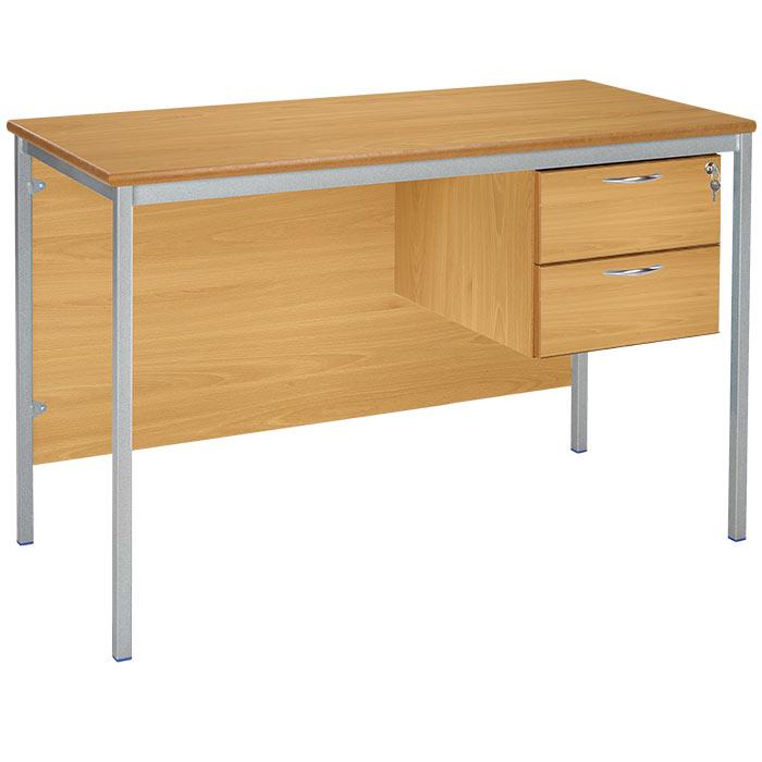 2 Drawer Fully Welded Frame Teachers Desk, Learning SPACE