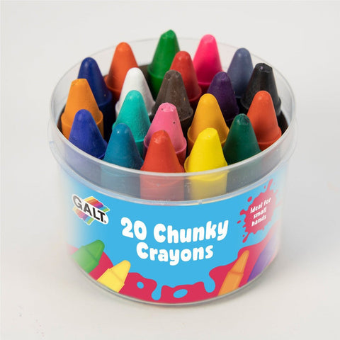 GALT 20 Chunky Crayons-Arts & Crafts,Baby Arts & Crafts,Drawing & Easels,Early Arts & Crafts,Galt,Learning Difficulties,Nurture Room,Primary Arts & Crafts,Primary Literacy,Stationery,Stock-Learning SPACE