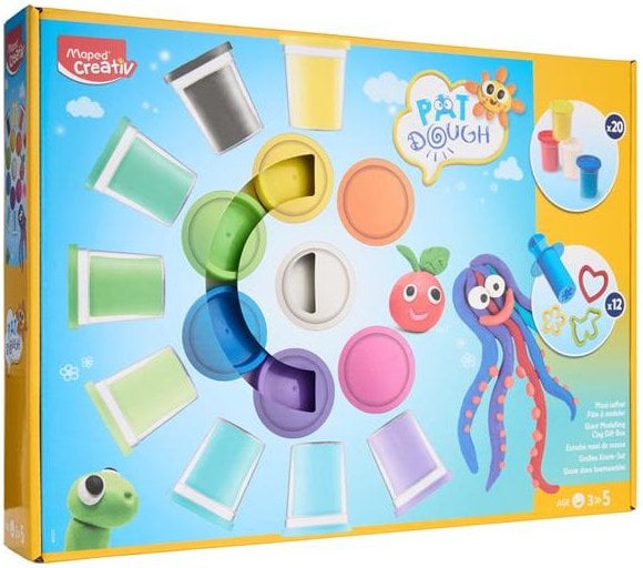 20 Pots of Play Dough, Learning SPACE
