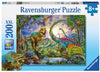 200 Piece Jigsaw Puzzle - Realm Of The Giants Dinosaurs XXL-100-1000 Piece Jigsaw,Dinosaurs. Castles & Pirates,Games & Toys,Gifts for 5-7 Years Old,Imaginative Play,Ravensburger Jigsaws-Learning SPACE