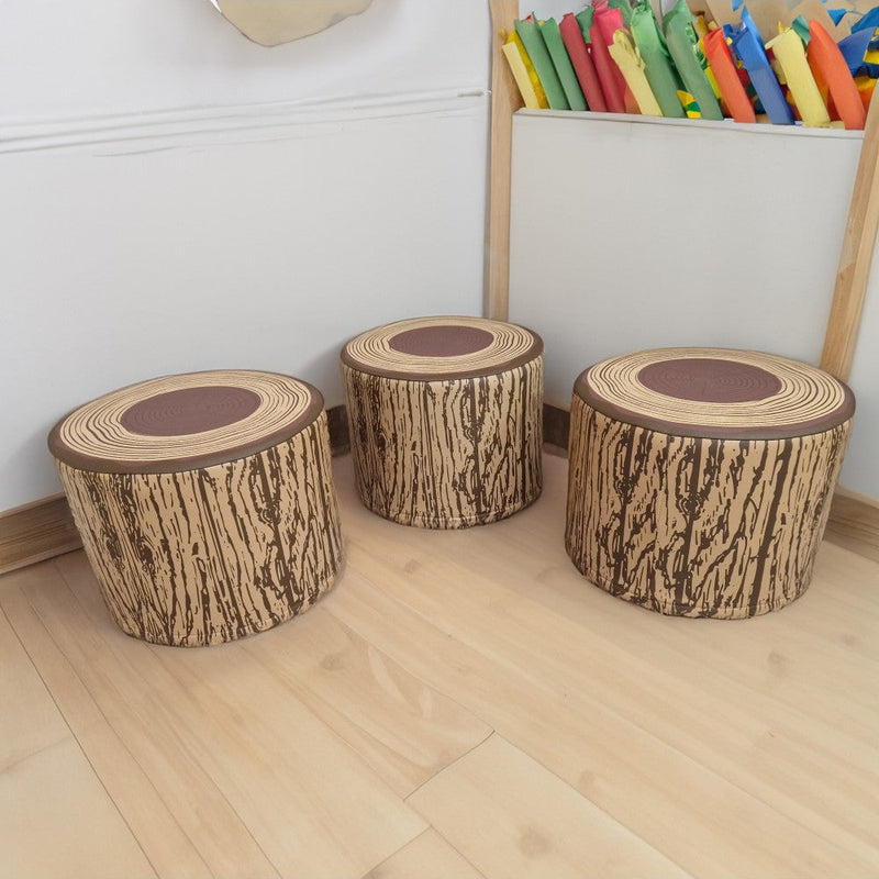 Log Seats Set of 3 - 28cm height, Learning SPACE