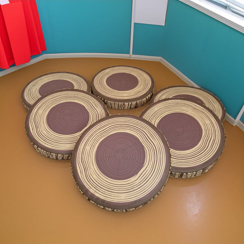 Log Seats Set of 6, Learning SPACE