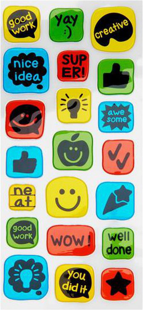 21 Puffy Reward Stickers-Additional Need,Calmer Classrooms,Calming & Anxiety,Classroom Displays,Clever Kidz,Helps With,PSHE,Rewards & Behaviour,Social Emotional Learning,Social Stories & Games & Social Skills-Learning SPACE