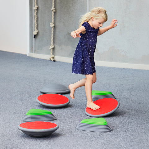 Gonge Bouncing River Stone-Pool, Water & Sand Toys-Additional Need, AllSensory, Balancing Equipment, Bounce & Spin, Gonge, Gross Motor and Balance Skills, Helps With, Learning Difficulties, Movement Breaks, Proprioceptive, Sensory Garden, Sensory Seeking, Stepping Stones-Learning SPACE