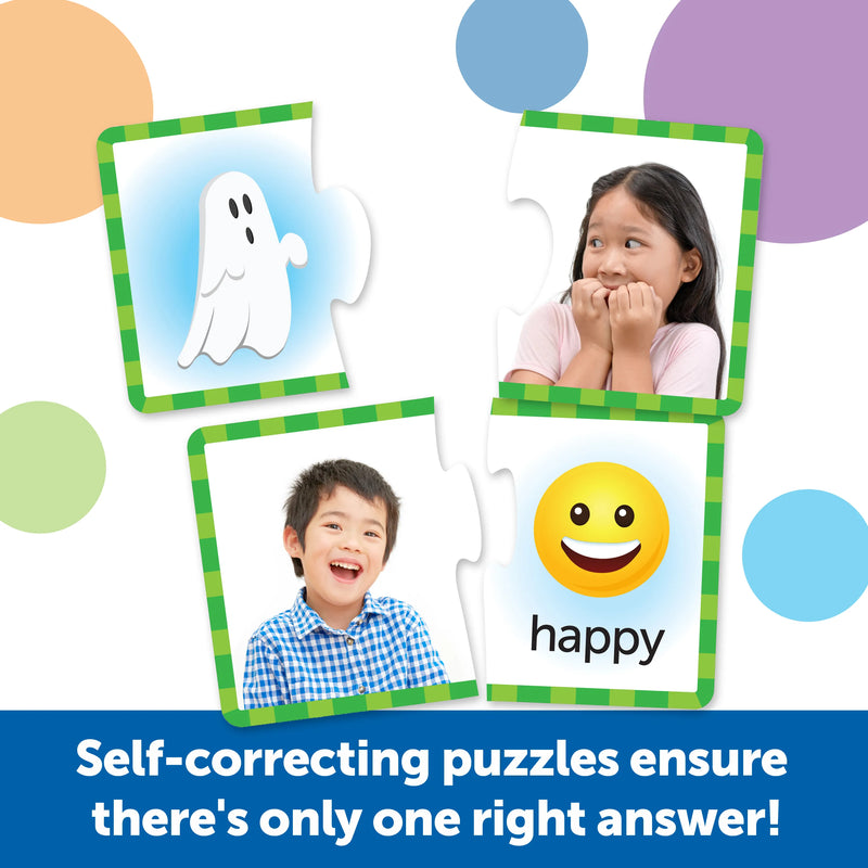 Feelings & Emotions Puzzle Cards, Puzzles Learning SPACE
