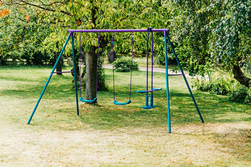 Plum® Jupiter® Double Swing & Glider, Swings Learning SPACE