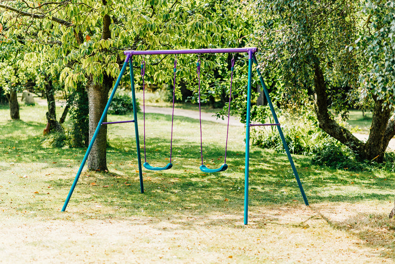 Plum® Sedna® Double Swing Set, Swings Learning SPACE