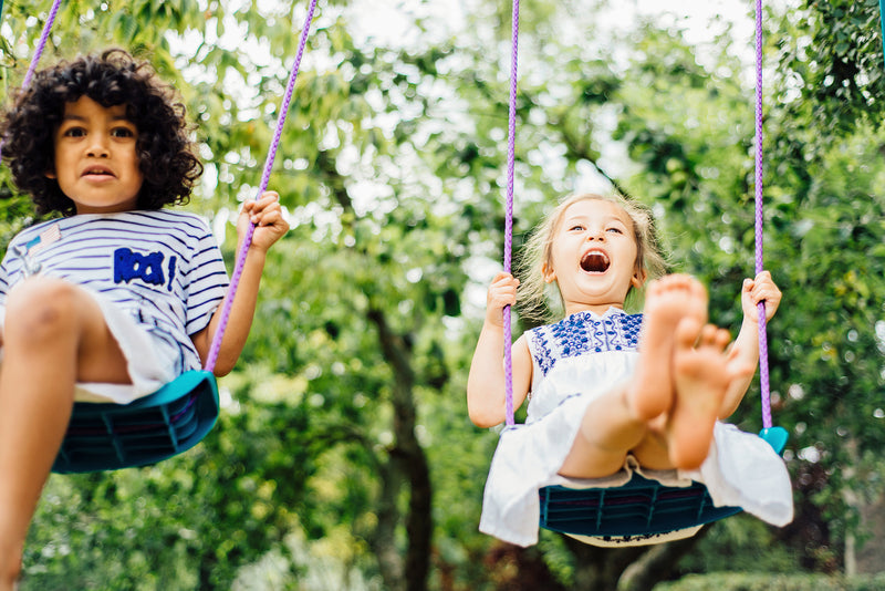 Plum® Sedna® Double Swing Set, Swings Learning SPACE