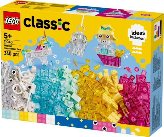 LEGO® Classic (11040) Magical Transparent Box, Activity Toys Learning SPACE