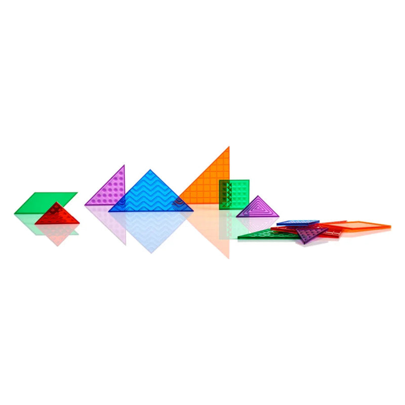 Translucent Sensory Tangram, Maths Toys Learning SPACE