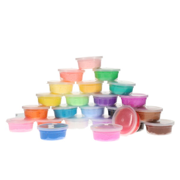 24 Tubs of Super Stretchy MagiClay - World of Colour Fun, Learning SPACE