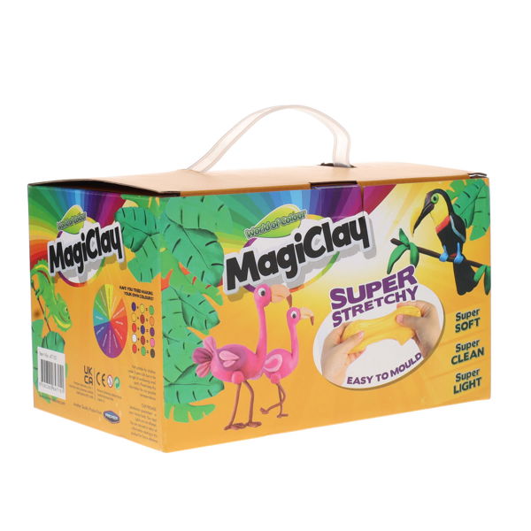 24 Tubs of Super Stretchy MagiClay - World of Colour Fun, Learning SPACE