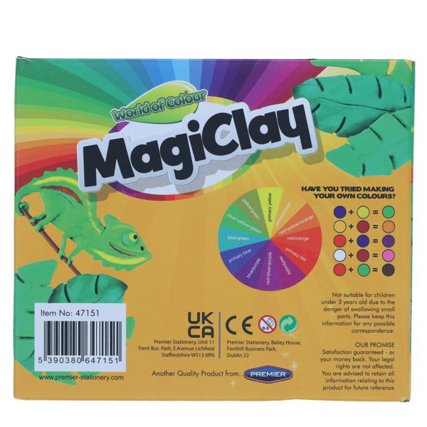 24 Tubs of Super Stretchy MagiClay - World of Colour Fun, Learning SPACE