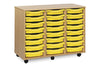 24 Single Tray Unit-Shelves, Storage, Storage Bins & Baskets, Trays, Wellbeing Furniture-Learning SPACE