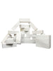 25 White Foam Bricks - Build, Create, and Play!, Learning SPACE